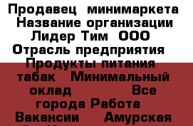 Продавец  минимаркета › Название организации ­ Лидер Тим, ООО › Отрасль предприятия ­ Продукты питания, табак › Минимальный оклад ­ 22 150 - Все города Работа » Вакансии   . Амурская обл.,Константиновский р-н